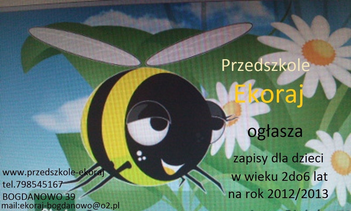 Przedszkole Ekoraj