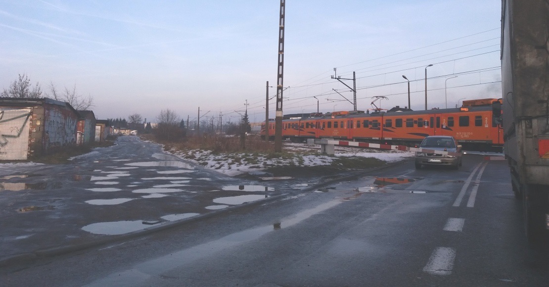 przejazd kolejowy oborniki lukowska