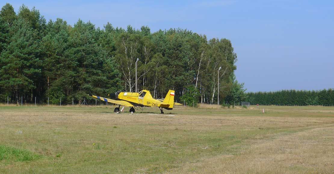Samolot patrolowo-gaśniczy w Jaryszewie