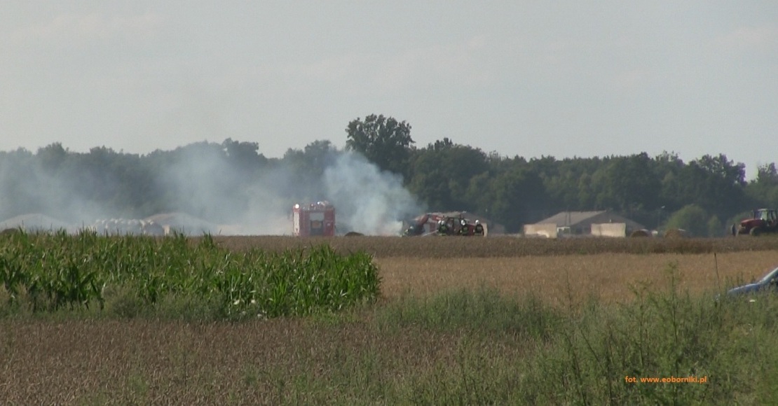 pozar zboza karolewo