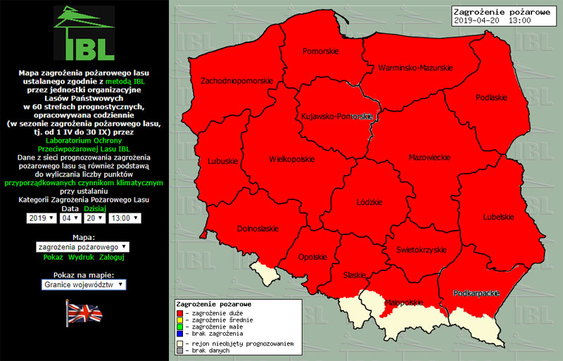 zagrozenie pożarowe