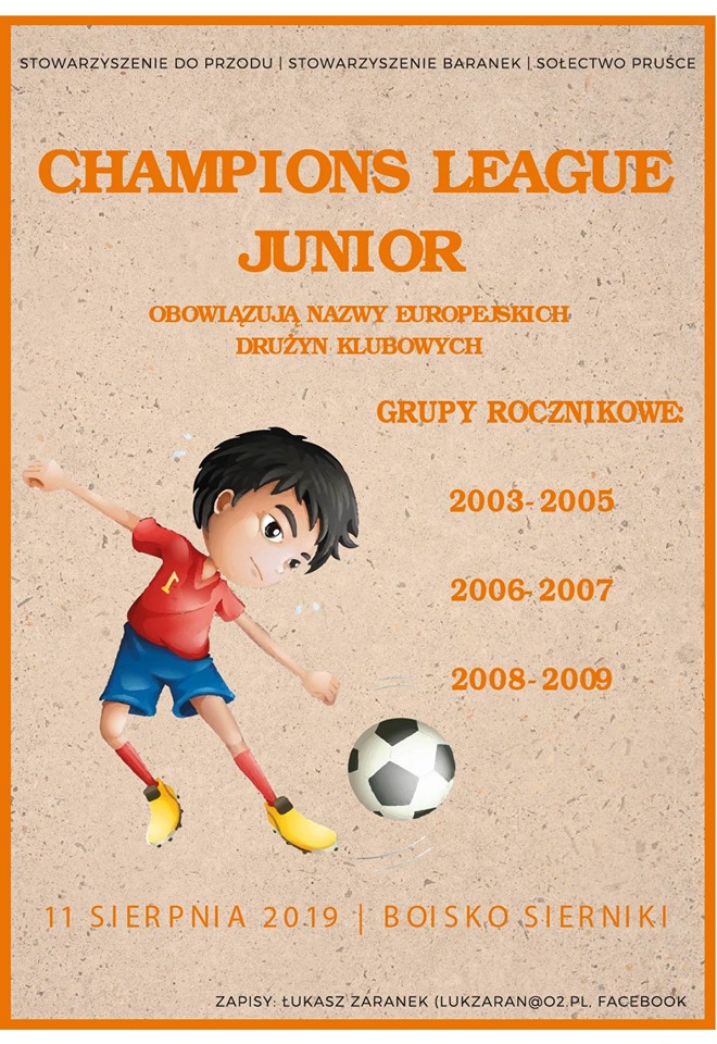 champions league junior sierniki
