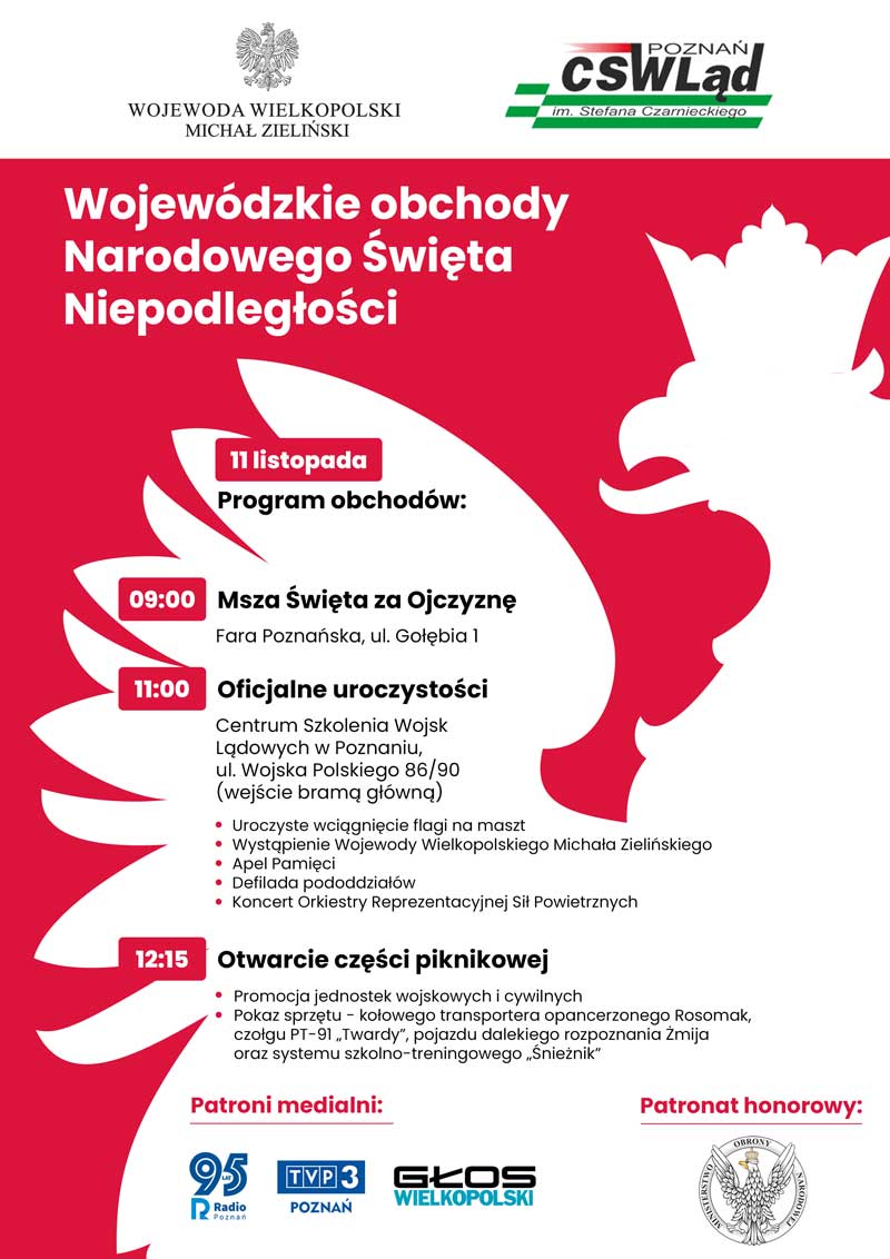 Plakat Wojewódzkie obchody Narodowego Święta Niepodległości 002