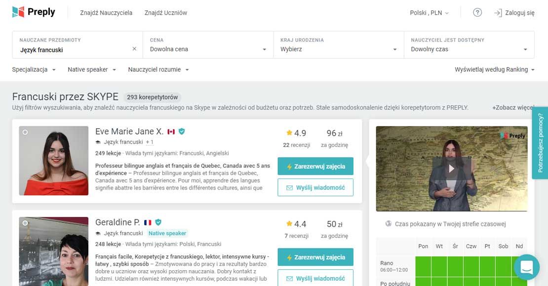 darmowe źr&oacute;dła online do nauki francuskiego