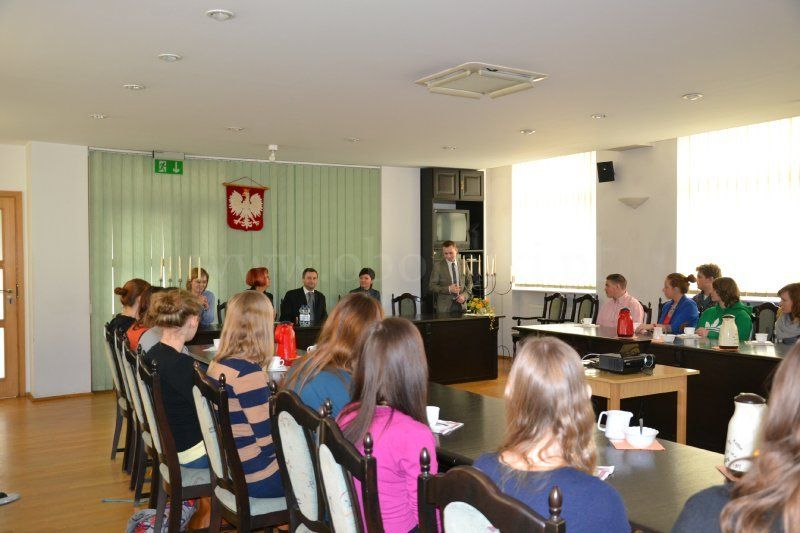 Licealiści w Urzędzie, fot. UM Oborniki