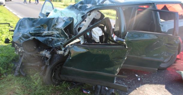 Policja oficjalnie o wypadku w Dąbrówce Leśnej