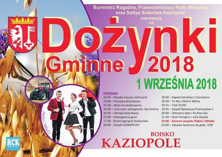 czas na dozynki w gminie rogozno